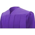 thumbnail image 2 of CLERKMANS Unisex Adult Matte Graduation Gown & Robe, Purple, 1 PCS, 2 of 5