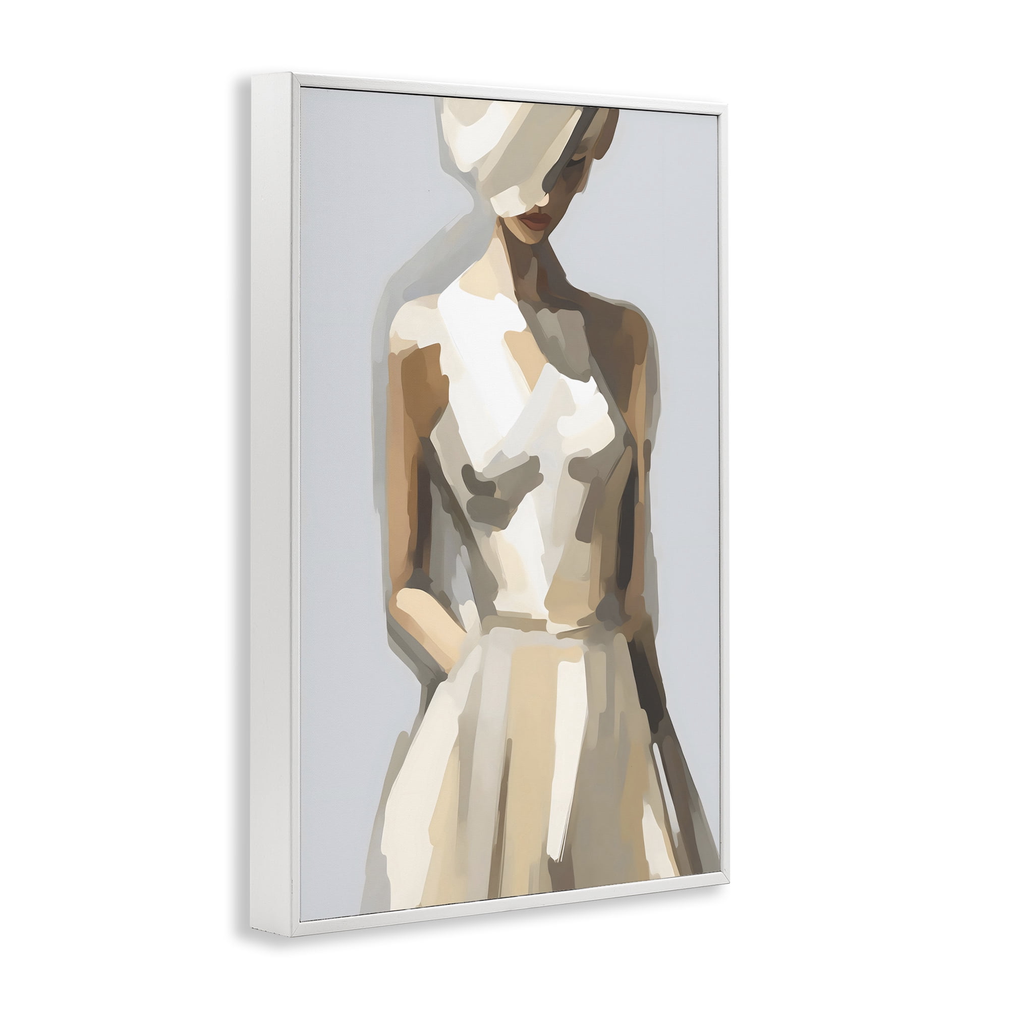 Stupell Industries Sophistication of the Muse White Framed Giclee Art, design by Creative Studio