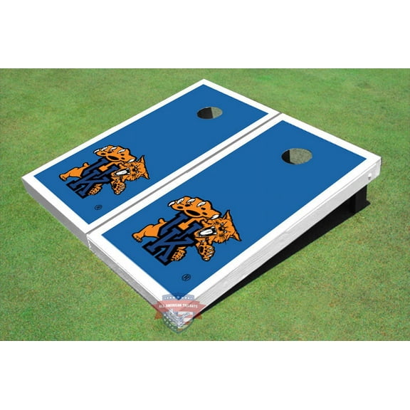 University Of Kentucky Wildcat Blue Matching Border Cornhole Boards