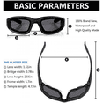 thumbnail image 4 of 3 Pairs Of Gray Lens Goggles For Motorcycle Riding, Uv Resistant, Dustproof, Windproof, And Outdoor Activity Sunglasses For Motorcycles, 4 of 4