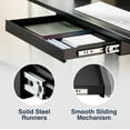 thumbnail image 4 of Desky Ultra Slim Under Desk Drawer - No Gap / Black, 4 of 10
