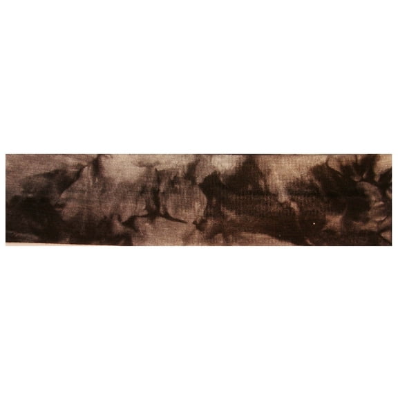 Kenz Laurenz Cotton Headband Soft Stretch Headbands Sweat Absorbent Elastic Head Band Tie Dye Black