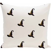 Simply Daisy 16" x 16" Witches Brew Holiday Print Pillow, White
