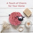 thumbnail image 5 of REGALWOVEN Chenille Hand Towels with Hanging Loop, 1 Pack Funny Bathroom Hand Towel in Sheep Shape, Absorbent Fast Drying Towels Purple 7" x 7", 5 of 7