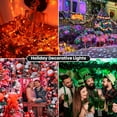 thumbnail image 6 of Toodour Halloween Lights Indoor, 82ft 200 LED Halloween String Lights with Remote, RGB Color Changing Lights Decorations for Home, Party, Xmas Tree, 6 of 8