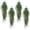 C, variant on 4 Pack 24 Inch Christmas Teardrop Wreaths with Rustic Velvet Ribbon Bow, Artificial Greenery Door Wall Decor for Porch Mantel Holiday Decoration