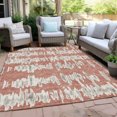 thumbnail image 6 of Addison Rugs Chantille Indoor/Outdoor Transitional Stripes Salmon Washable Rectangle Rug, 10' x 14', 6 of 6