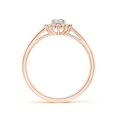 thumbnail image 2 of ANGARA Lab Grown Diamond Curved Floral Ring for Women in 14K Rose Gold (Size-6x4mm | Color-F-G | Clarity-VS) | April Birthstone, Birthday, Anniversary, Jewelry Gift for Women | Lab-Grown Diamond Ring, 2 of 10