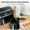 thumbnail image 2 of Ninja Foodi 10 Quart 6-in-1 Dual Zone Smart XL Air Fryer - Black (DZ550), 2 of 7