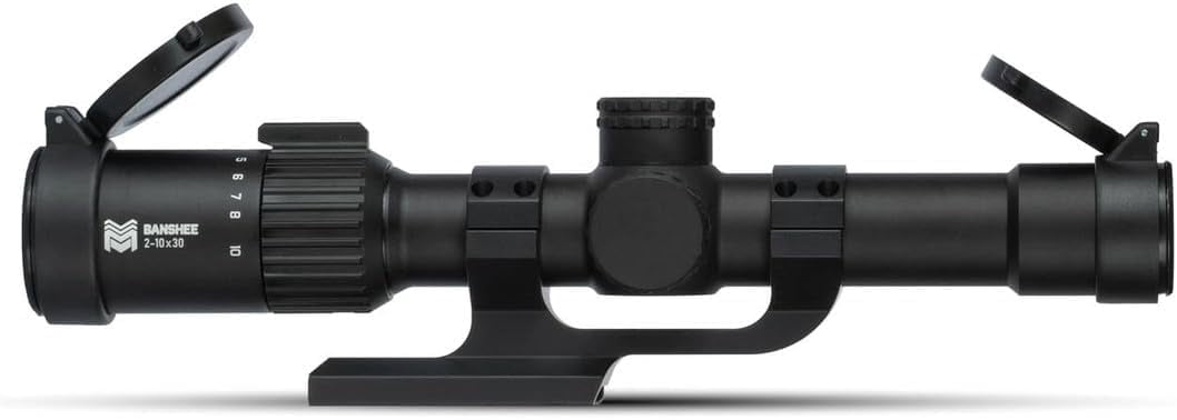 Monstrum Banshee 2-10x30 MPVO Rifle Scope with Offset Scope Mount | CM8 Reticle