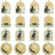 thumbnail image 1 of 16 amuletos de aleación para cartas del Tarot: Planchette mágico gótico de esmalte, amuleto de adivinación del sol y la luna, amuletos góticos de la suerte., 1 of 5