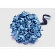 0.75" Mini Mulberry Paper Flower Royal Blue(120 Flowers)
