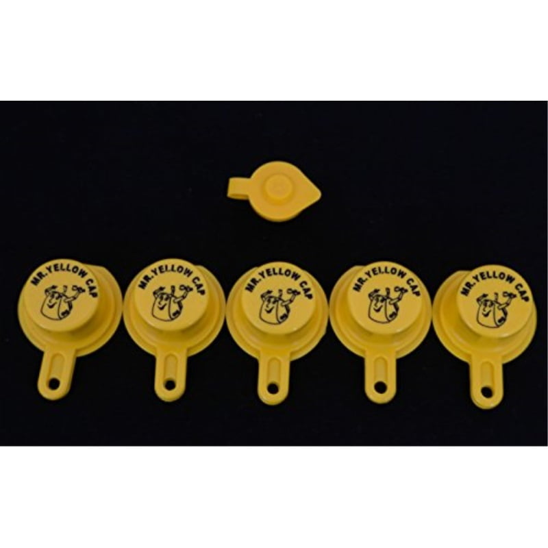 Yellow Gas Can Cap That Fits Your Vintage Blitz Spout 5 Single Caps