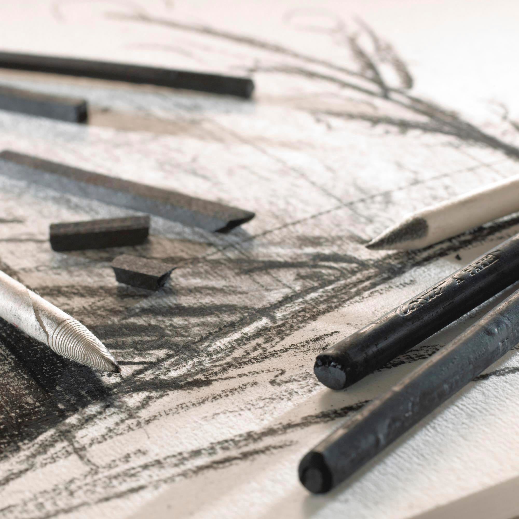 Conté Pastel Crayons Black B