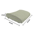 thumbnail image 5 of Cars Lumbar Pillow, Number of Cars with Various Jobs Trucks Sedans Buses Traveling Journey Working, Soft Back Cushion for Office Chairs with Adjustable Straps, 14" x 13", Apple Green, by Ambesonne, 5 of 7