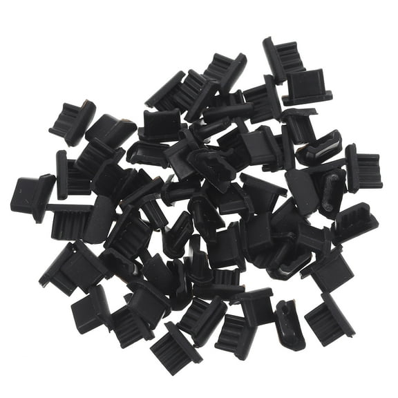 65 Pcs Chargers Dust for Mobile Phone Plugs Outlets Silicone Micro USB Port Computer