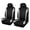 Gray, variant on Universal Fit Car Seat & Headrest Covers Breathable With Y Line Design For Enhanced Comfort And Style Easy Installation
