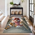 thumbnail image 6 of 1PC Christmas-themed Area Carpet Local Carpet, Lightweight Washable Easy-to-Care-for Carpet Floor Mat Festival Gift, Suitable for Living Room, Bedroom, Dining Room, Office, Balcony, Room Accessories, 6 of 8