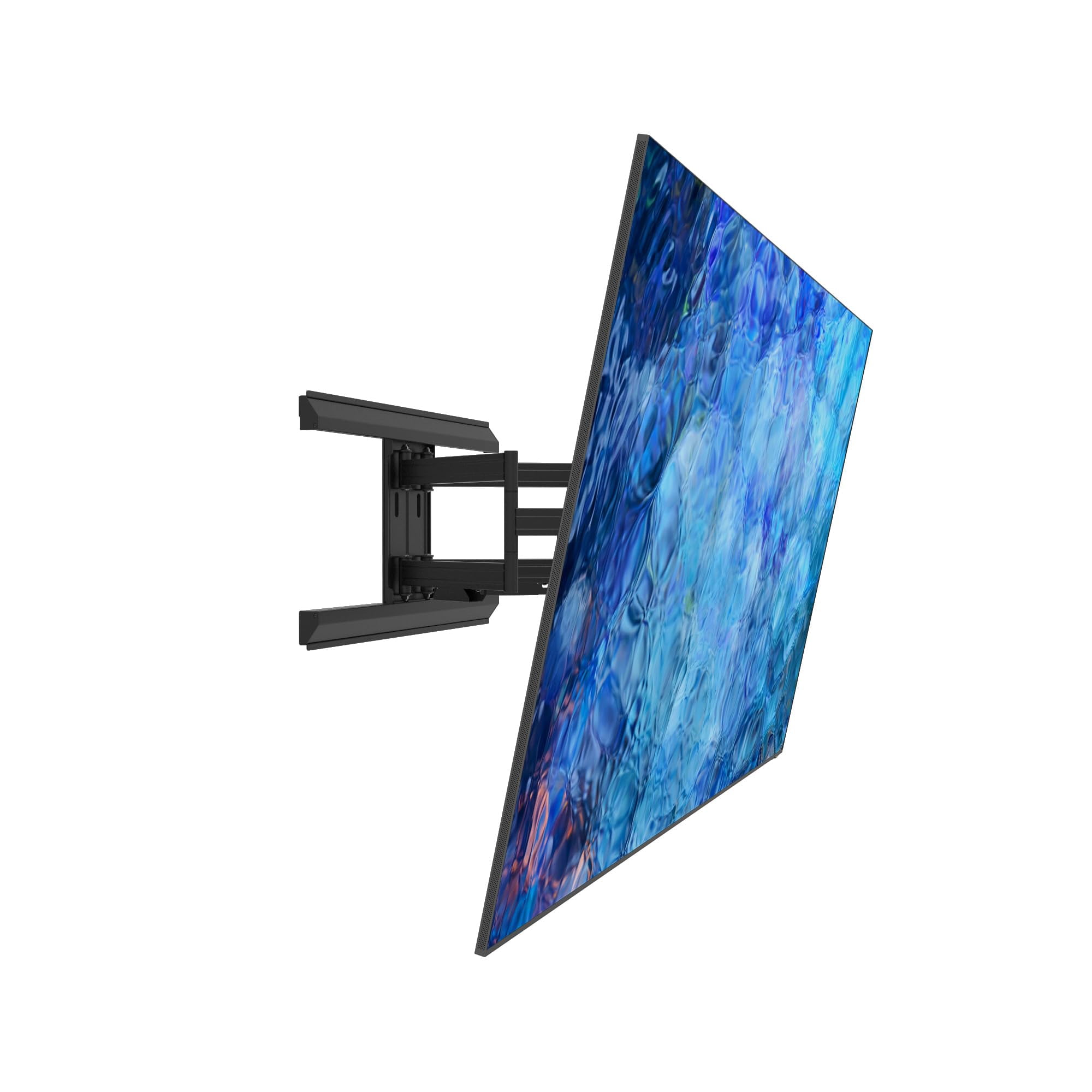 Kanto PMX800 Pro Series Full Motion Articulating TV Wall Mount for 55" - 120" TVs | Adjustable Horizontal Offset | Integrated Cable Management | Toolless Tilt | Extra Large Screen Support