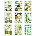 thumbnail image 1 of Pegatinas decorativas para ventana del día de San Patricio, pegatinas de trébol para ventanas de cristal, calcomanía para ventana de trébol de buena suerte para fiesta en casa, 1 of 5