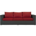 thumbnail image 5 of Modway Sojourn Outdoor Patio Sunbrella® Sofa in Canvas Red, 5 of 5
