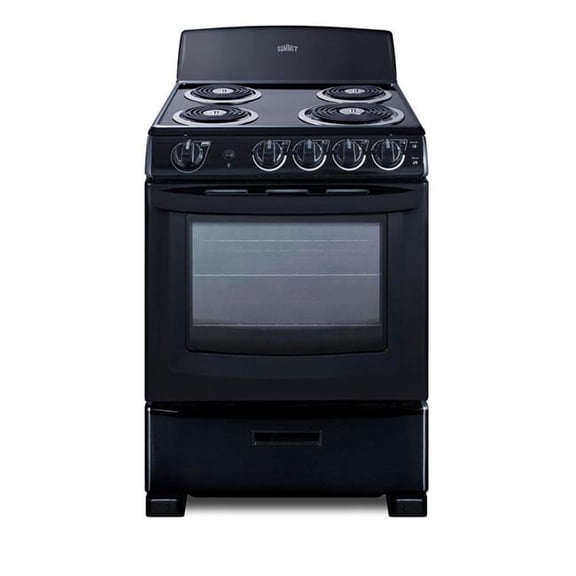 SUMMIT 24" Wide Electric Coil Range