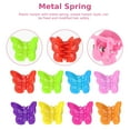 thumbnail image 5 of 100pcs Small Butterfly Hair Clips, Claw Clips Jaw Clips, Multiple Colors Hair Claws, Beautiful Jaw Clips for Girls, Mini Plastic Butterfly Hair Barrettes, Hair Accessories for Kids ​Infants, 5 of 8
