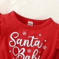 thumbnail image 6 of XIYNBAOK Baby Girl First Christmas Outfit Boys 5t Christmas 24 Month Girl Clothes New Year Outfit Toddler Girl Coming Home Outfit Girl New Years Baby, Red 2-3 Years, 6 of 9