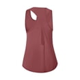 thumbnail image 5 of Women's Ice Silk Backless Yoga Top, Breathable Hollow Out Workout Tank, Quick-Dry Athletic Sleeveless Shirt for Fitness & Gym, Sizes S-XL, 5 of 5