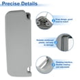 thumbnail image 4 of Parasoles del lado derecho de Unique Bargains para BMW 3 Series E90 Sedan 2005-2008, sombra de protección solar frontal derecha, reemplaza No. 51167252010, ensamblaje de parasol de automóvil gris, 4 of 7