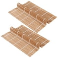 thumbnail image 2 of Shisuyan Sushi Bamboo Rolling Mat Set 24cm Carbonized Natural Bamboo Perfect For Home Gatherings, 2 of 8