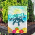 thumbnail image 3 of America Forever Summer Fruit Tropical Beach Garden Flag 12.5 x 18 inches Papaya Strawberry Lemon Palm Leaves Paradise Island Double Sided Seasonal Yard Outdoor Decorative Coastal Garden Flag, 3 of 5