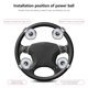 thumbnail image 5 of Automotive Steering Wheel Booster Steering Wheel Knob Multifunctional High-end Bearing Teering Booster Car Steering Wheel Accessories 360 Degrees Booster Ball, 5 of 9