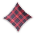thumbnail image 2 of Red-black Plaid Throw Pillow Covers Pillowcases 20 x 20 Inch Home Decor 2 Packs for Bedroom Sofa, 2 of 6