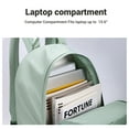 thumbnail image 2 of Travelhouse Travel Backpack Laptop Business 18 Inch Business Anti Theft Slim Sturdy College School Computer Bag.Green, 2 of 8