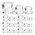 thumbnail image 1 of Miangastore 40pcs High Realism Acrylic Ice Cubes Clear Fake Ice Rocks for Bar and Home Decor Fake Ice Clear Fake Ice Cubes Reusable Acrylic Ice Rocks, 1 of 8