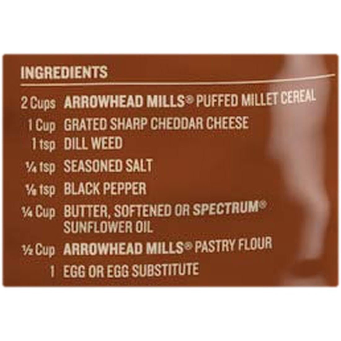 Arrowhead Mills Cereal, Puffed Millet, 6 oz. Bag (Pack of 12)