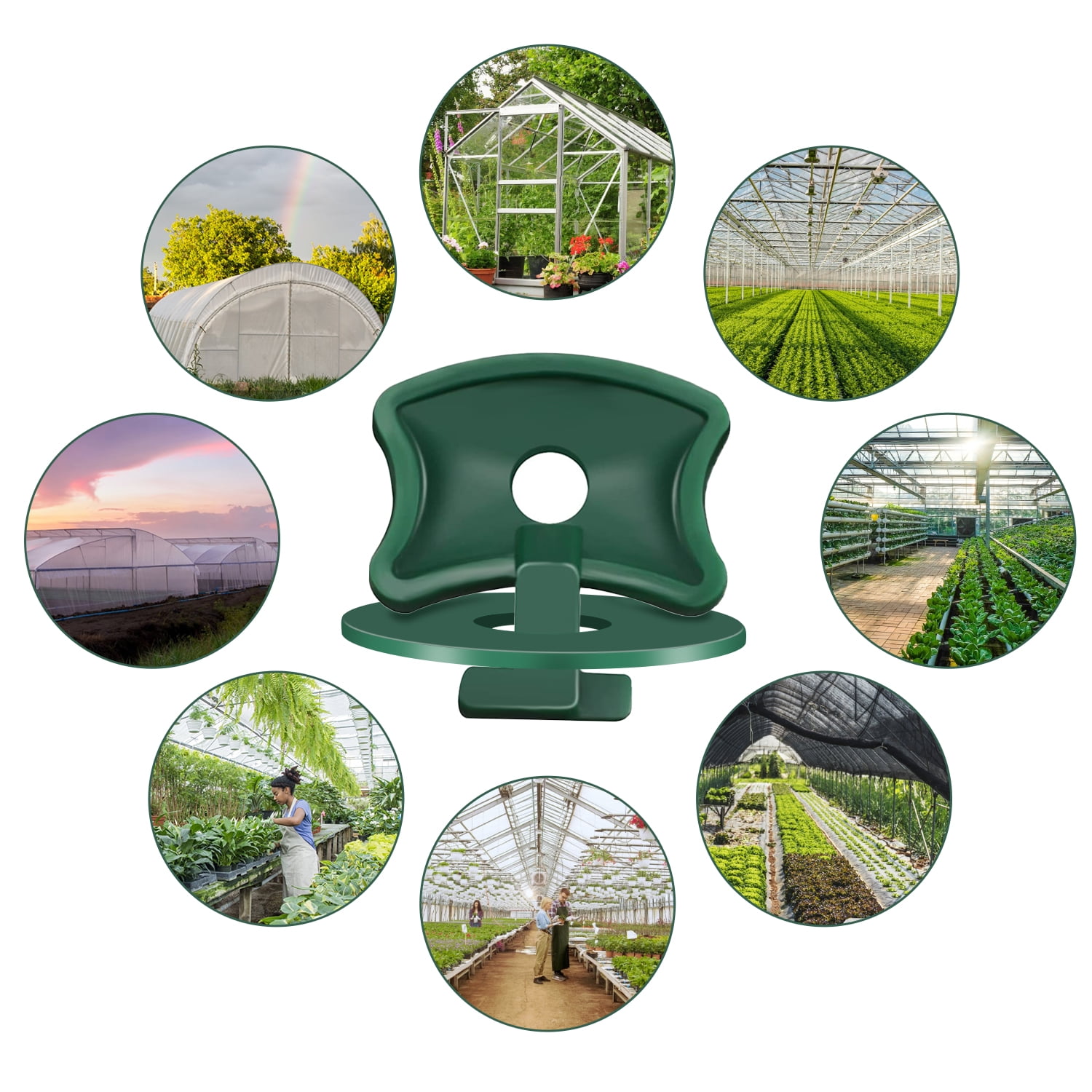 Greenhouse Corner Bracket Clips For Bubble Wrap Sunshade Netting