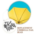 thumbnail image 3 of SEWACC 18pcs Umbrella Tip Caps Grey Plastic Simple and Practical Design for Umbrella Repair, 3 of 8