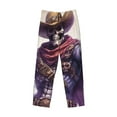 thumbnail image 6 of Daiia Cool Skull Cowboy Men's Sleep Pant with Pockets and Drawstring,Pajama Pants-Small, 6 of 9