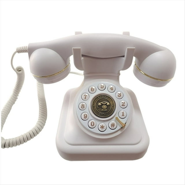 Teléfono con Audio para Bodas, Libro de Visitas Vintage para Grabar Mensajes de Voz de Invitados, Color