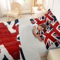 thumbnail image 5 of Manfei Vintage Union Jack 7-Piece Twin Bedding,Red White Navy Bedding Comforter Set,Light Gray Reversible, 5 of 7