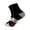 Black, variant on Men's Short Basketball Socks Single Pair Colorful Breathable Athletic Ankle Sock