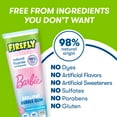 thumbnail image 4 of Firefly Kids Anti-Cavity Natural Fluoride Toothpaste, Barbie, Bubble Gum, 4.2 oz, 4 of 6