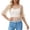 A-Beige232, variant on Women's Mesh Tshirts Round Neck Elbow-Length Sleeve Breathable Tees Solid Color Slim Fit Elegant Holiday Tee Tops