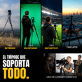 thumbnail image 4 of LIVLUX TP-95 + Tripie Camara Profesional + Tripode Video + Hidraulico 15 kg, 4 of 9