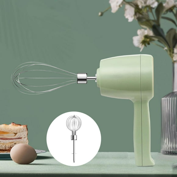 Batidora de mano eléctrica Batidora de alimentos manual 5 modos de velocidad Batidora de huevos ligera y estable portátil Mini batidora para cocina, Verde BLESIY batidora de mano