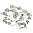 thumbnail image 2 of Lote de accesorios de costura con forma de dijes, cierres deslizantes y colgantes para collares. 16 unids, 2 of 7