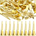 thumbnail image 1 of 50 clips para rizos de 1,75 pulgadas, de metal, de cocodrilo, horquillas de pico de pato, horquillas profesionales para extensiones de cabello, estilismo de salón, dorado, 1 of 1