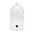 thumbnail image 1 of Cloche à fumer en acrylique transparent, 24 cm, pour aliments et boissons, 1 of 4